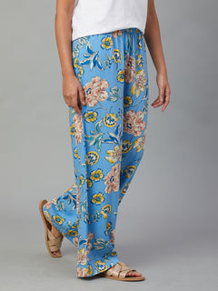 Women’s Viscose Regular Fit Pyjama Blue