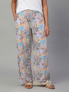 Women’s Viscose Regular Fit Pyjama Multi
