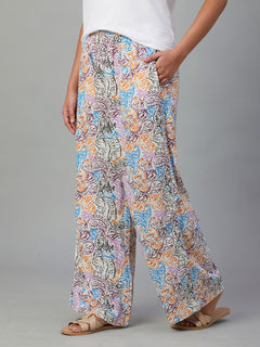 Women’s Viscose Regular Fit Pyjama Multi