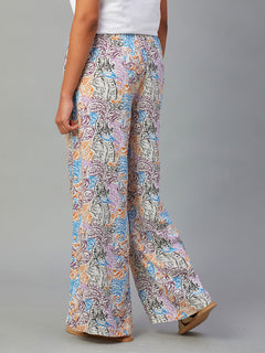 Women’s Viscose Regular Fit Pyjama Multi