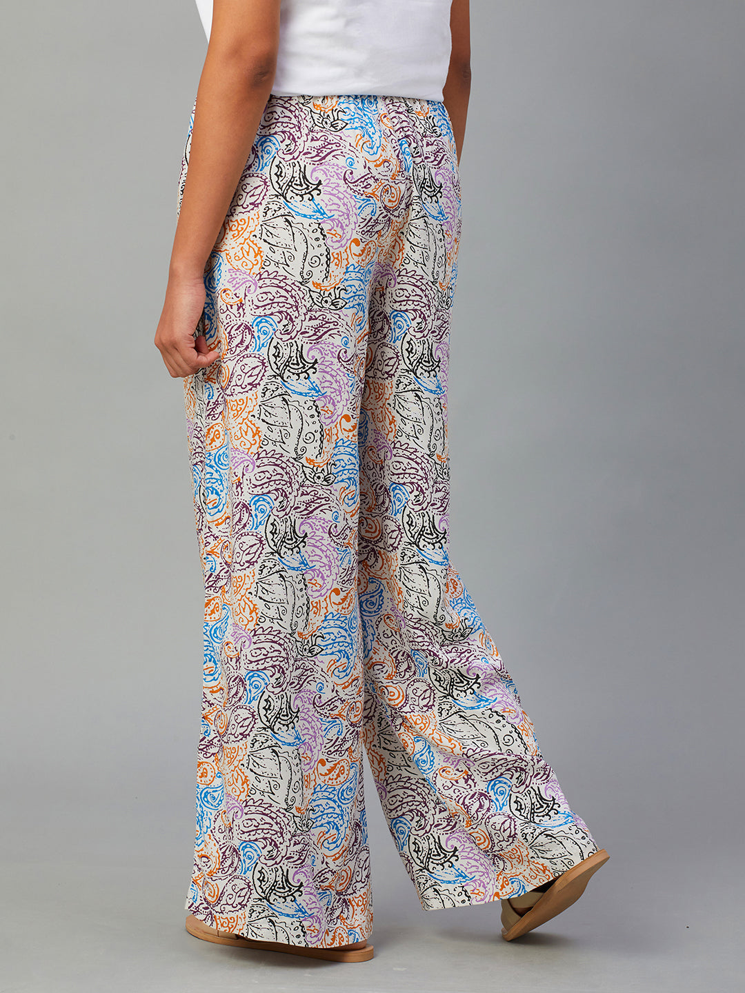 Women's Multi Viscose Regular Fit Pyjama