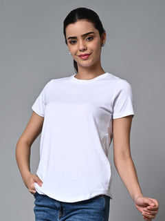Women’s Cotton Regular Fit T-Shirt White