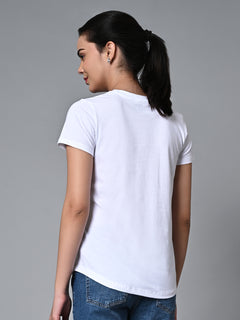 Women’s Cotton Regular Fit T-Shirt White