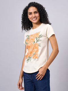 Women’s Organic Cotton Regular Fit T-Shirt Natural