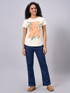 Women’s Organic Cotton Regular Fit T-Shirt Natural