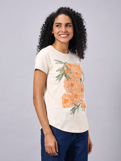 Women’s Organic Cotton Regular Fit T-Shirt Natural