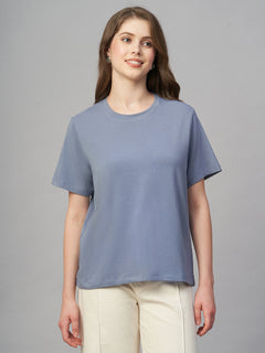 Women’s Cotton Bamboo Elastane Regular Fit T-Shirt Lavender