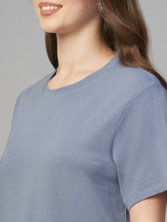 Women’s Cotton Bamboo Elastane Regular Fit T-Shirt Lavender