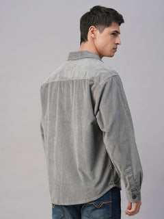 Men’s Cotton Regular Fit Jacket Grey