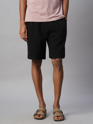 Men’s Cotton Regular Fit Style Short Black