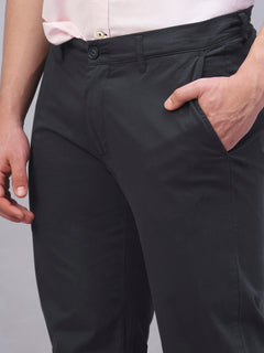 Men’s Cotton Lycra Regular Fit Side Pocket Pant Navy