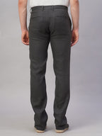Men's Slate 100% Linen Regular Fit Pant