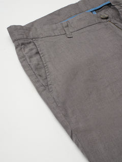 Men’s Linen Regular Fit Pant Grey