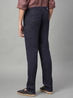 Men’s Linen Regular Fit Pant Navy