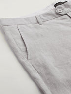 Men's Natural Linen Excel Regular Fit Pant