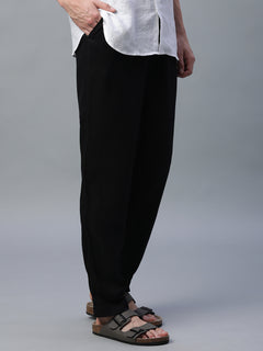 Men’s Linen Viscose Regular Fit Pant Slate Grey