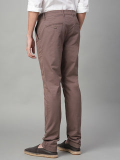 Men’s Cotton Lycra Slim Fit Pant Brown