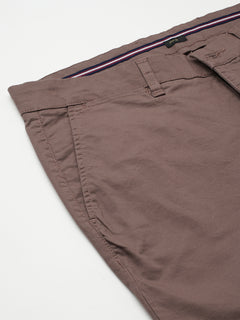Men’s Cotton Lycra Slim Fit Pant Brown