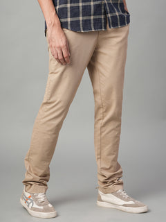 Men’s Cotton Lycra Slim Fit Pocket Pant Khaki