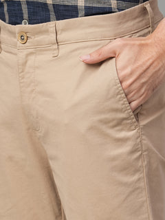 Men’s Cotton Lycra Slim Fit Pocket Pant Khaki
