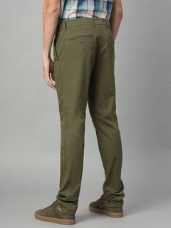 Men’s Cotton Lycra Slim Fit Pocket Pant Olive