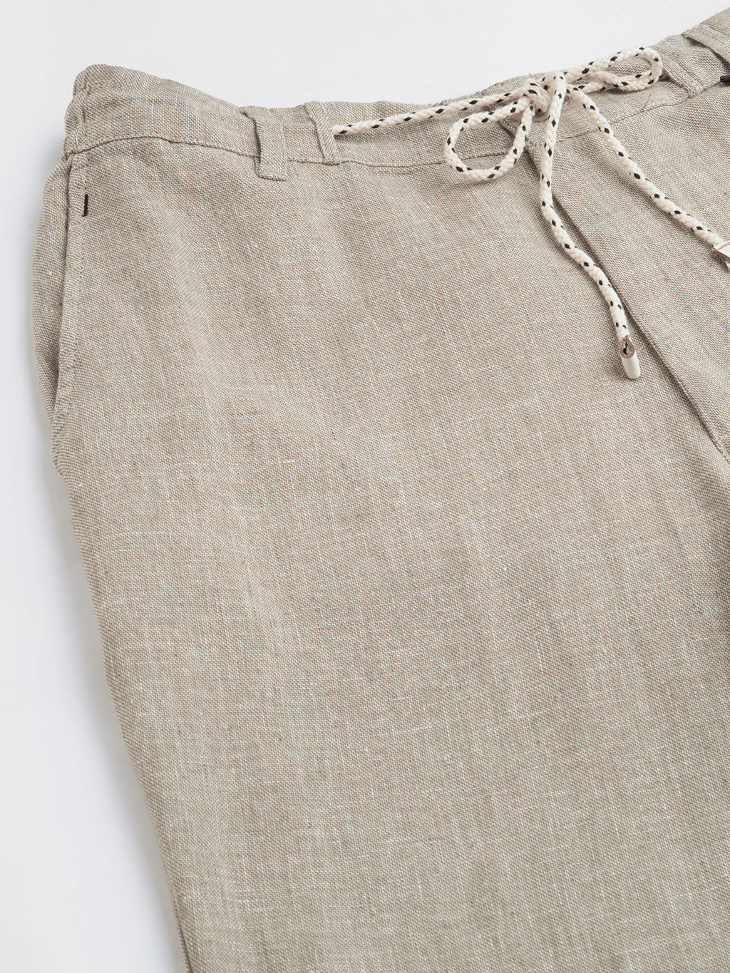 Men's Natural Cotton Linen Regular Fit Pant