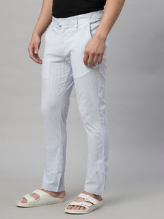 Men’s Cotton Slim Fit Pant Sky Blue