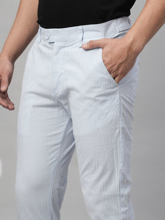 Men’s Cotton Slim Fit Pant Sky Blue