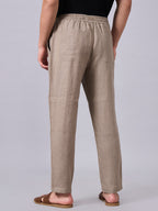 Men's Avenue 100% Linen Regular Fit Pant