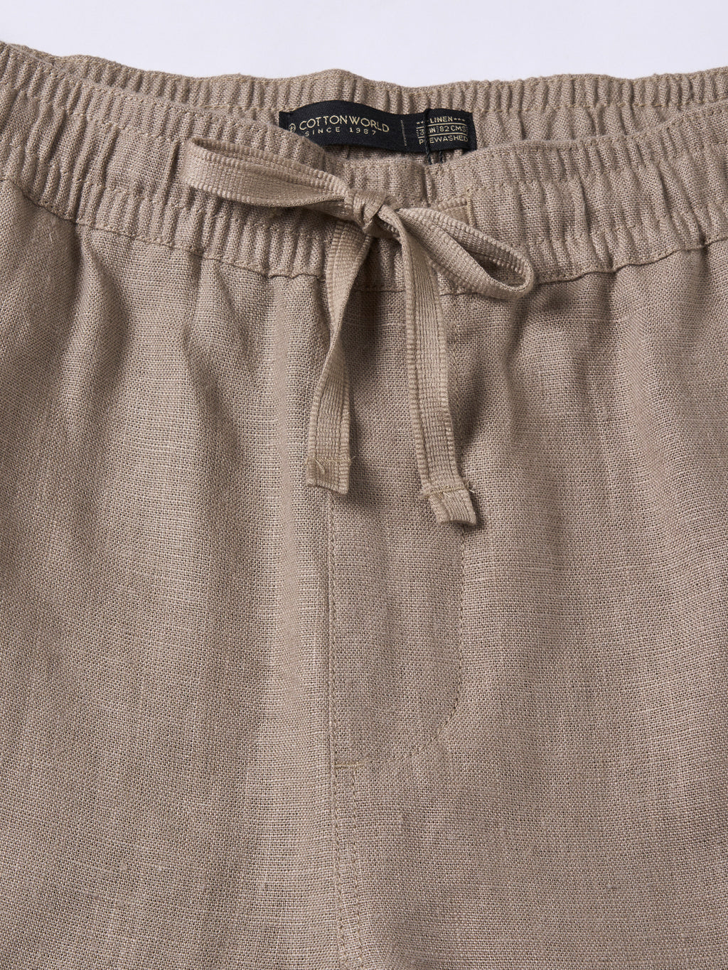 Men's Avenue 100% Linen Regular Fit Pant