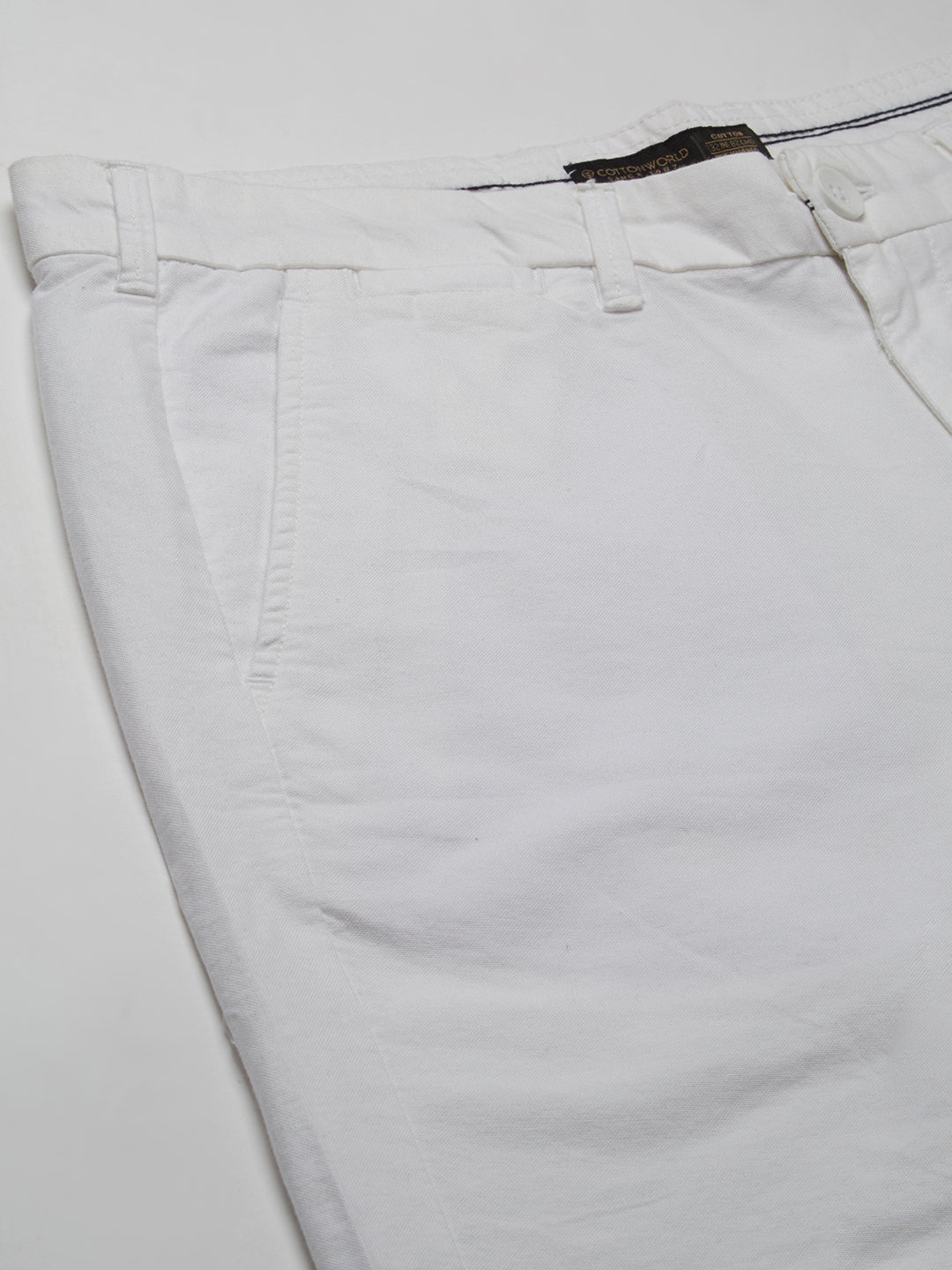 Men's Cotton Lycra Regular Fit Pant Grey