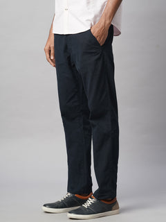 Men’s Cotton Lycra Slim Fit Coin Pocket Pant Navy