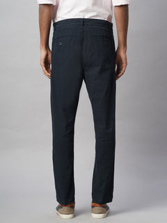 Men’s Cotton Lycra Slim Fit Coin Pocket Pant Navy