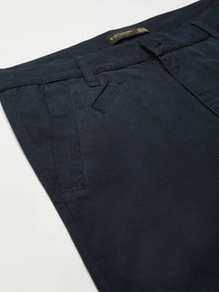Men’s Cotton Lycra Slim Fit Coin Pocket Pant Navy