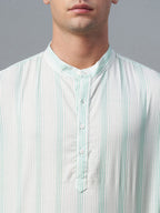 Men's Cotton Lyocell Regular Fit Shirt Green