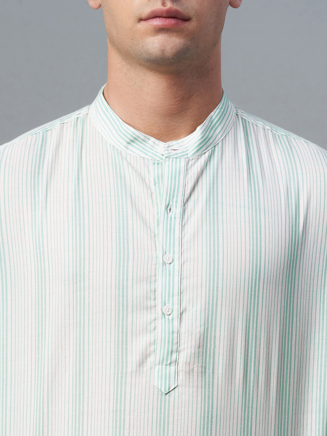 Men's Cotton Lyocell Regular Fit Shirt Green