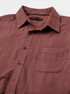 Men's Rust 100% Cotton Regular Fit Shirt