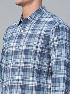 Men’s Cotton Regular Fit Regular Collar Shirt Navy