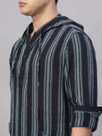 Men's Navy 100% Cotton Regular Fit Shirt