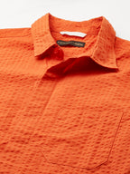 Men's Cotton Regular Fit Shirt Brick