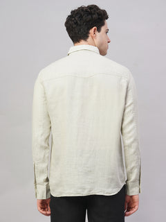 Men’s Linen Regular Fit Shirt Natural