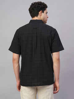 Men’s Cotton Regular Fit Style Shirt Black