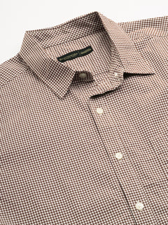 Men’s Cotton Regular Fit Shirt Brown