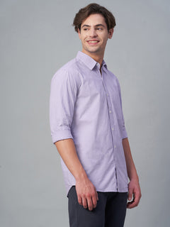 Men’s Cotton Regular Fit Shirt Lilac