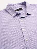 Men's Lilac 100% Cotton Regular Fit Shirt