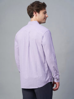Men’s Cotton Regular Fit Shirt Lilac