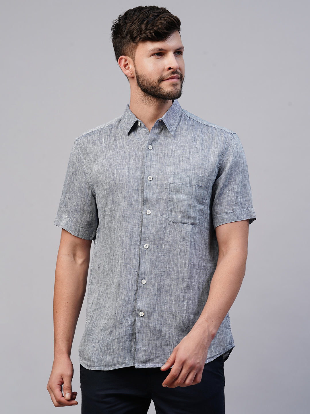 Linen king shirts online sales