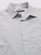 Men's Green 100% Cotton Regular Fit Shirt