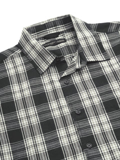 Men’s Cotton Regular Fit Short Sleeve Pocket Shirt Black