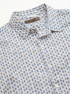 Men’s Linen Lyocell Regular Fit Shirt Navy